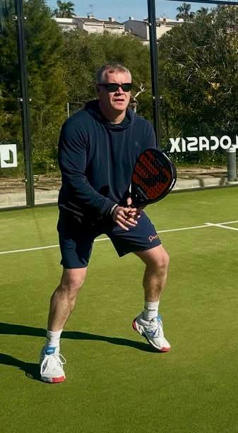 Aaron, co-founder of Luxe Padel Tours